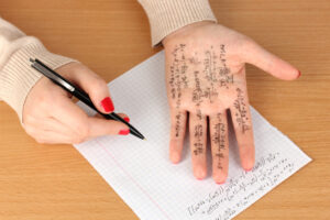 using old-fashioned methods of cheating